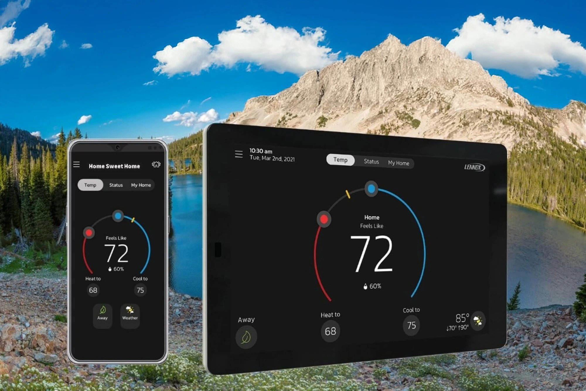 Lennox Smart Thermostat installation and Wi-Fi control by Schmidt Heating & Cooling